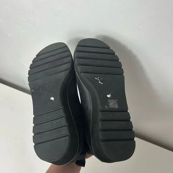 Eileen fisher washed leather wedge Chelsea booties size 8 - Picture 7 of 9